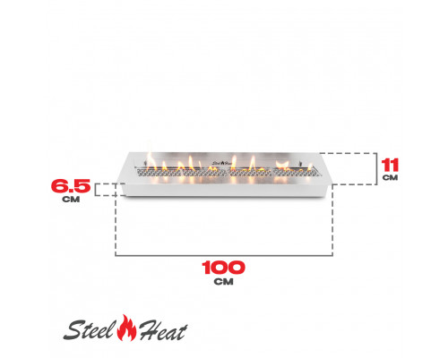 Топливный блок SteelHeat S-LINE 1000 Топливный блок SteelHeat S-LINE 1000
